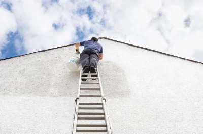 Peinture extérieure à Liessies — façades et ravalement